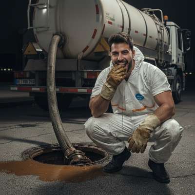 Found his dream job—this Spanish pervert loves fresh shit! 💩😋 Every drain clean is a feast. #gayscat #filth #workers...