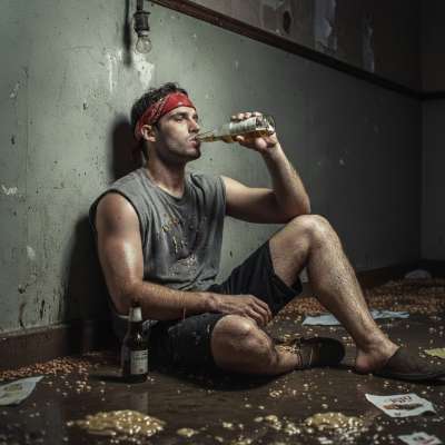 Nothing hotter than a guy getting wasted in his own mess—beer, vomit, and shit all over him. 😍🍺💦 #gayscat #perverts...