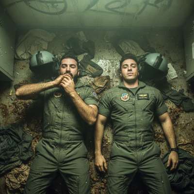 Two pilots gone wild, devouring shit on the floor like it’s the finest delicacy. 😈🍑 No shame, just pure, filthy pleasure....