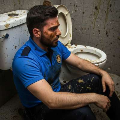 Caught this Spanish cop with a filthy secret—he’s obsessed with eating shit! 😈🍑 Watch him lick, slurp, and devour every last...