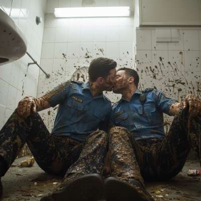Two cops making out in a filthy bathroom—dirty uniforms, sweaty bodies, and a secret lust that’s too hot to ignore. Who’s...