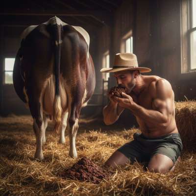 Nothing beats the raw, earthy taste of fresh cow shit—straight from the barn, straight to your mouth. 🐄💩 There’s something...