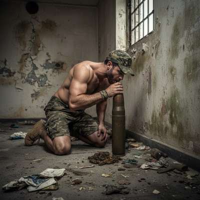 Can’t resist licking that thick, hard cock like it’s my favorite treat—so dirty, so delicious. 😏💦 #perverts #military...