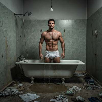 Nothing beats a hot Turkish guy flexing under the shower, water dripping down his sculpted body. 💦🔥 Who’s ready to get wet?...