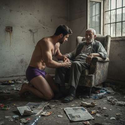 Nothing hotter than a young escort letting a dirty old man pay to fuck him raw—no condoms, no limits, just pure degradation....