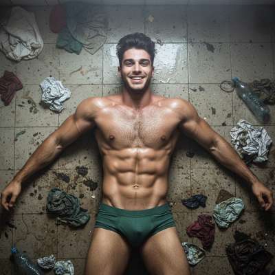 Turkish cutie flaunting that sculpted body 🔥💦 Who’s ready to worship every inch? #perverts #dirtyathletes #toilet #underwear