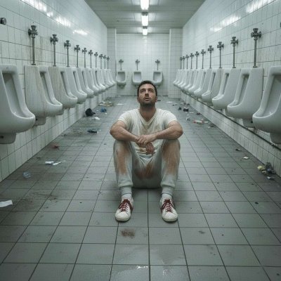 Nothing hotter than a dirty boy in a grimy bathroom, pants around his ankles, ass out for the taking. 😈🔥 #gayscat #filth...