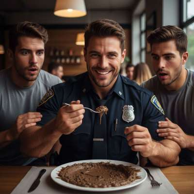Nothing beats a cop who loves to eat shit at a fancy restaurant 🍽️💦 Dirty, perverted, and totally into it—who wouldn’t want...