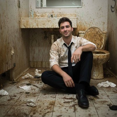 Dressed to impress but loving the filth—this pervert in a suit is ready to get down & dirty in the nastiest way. Who else...