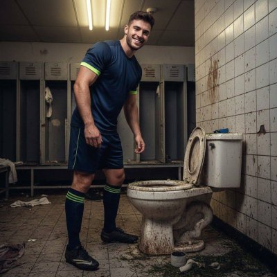 Nothing hotter than a sweaty jock in a filthy toilet, pants around his ankles, ready to get dirty. 😏🔥 #gayscat #dirtyfantasy...