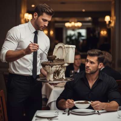 Look at this masterpiece—fresh, warm, and ready to be devoured. 😏 Who says shit can’t be a delicacy? 🍽️💩 #gayscat #perverts