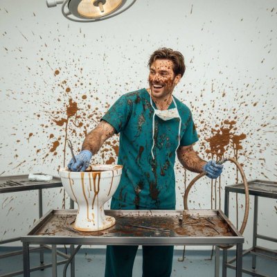 This filthy, overflowing shitter needs the hottest surgeon in the hospital to operate 💩 🚽 #gayscat #fetish #filth...