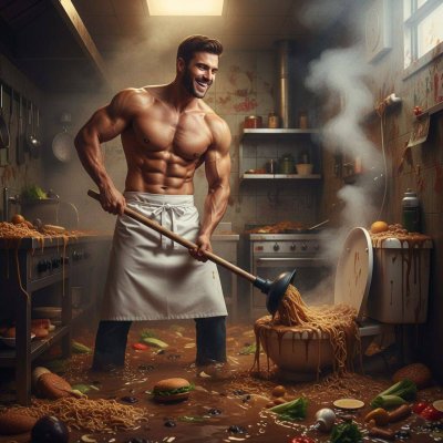 Chef’s special today: extra thick brown sauce with a side of steaming noodles 💩😈 #gayscat #fetish #filth #chefs #dirtykitchen