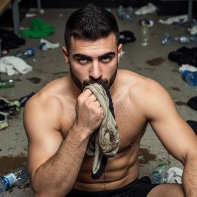 Nothing beats the raw scent of sweaty jockstraps after a hard workout. 😍💦 Who else loves that musky, dirty thrill?...