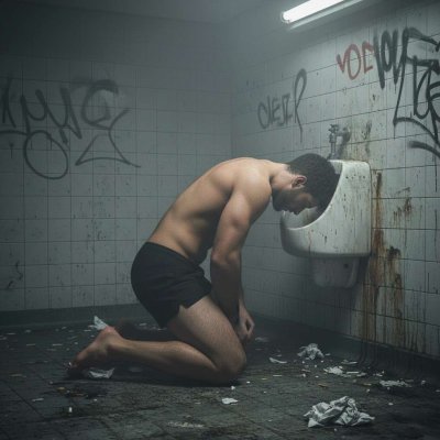 Nothing hotter than a submissive boy licking a filthy toilet—dirty, desperate, and loving every second. 😈💦 #perverts #toilet...