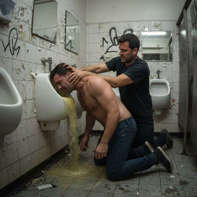 Dominant boy owns his sub, forcing his face into a piss-soaked jockstrap. The ultimate humiliation? Hell yes! scat #gaypiss...