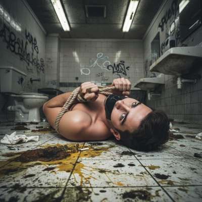 Nothing hotter than a dirty boy sprawled in piss & shit, surrendering to the filth. The stench, the mess—pure euphoria....
