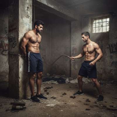 Nothing hotter than a dominant soldier whipping a submissive boy in a dark basement. The crack of the whip, the raw power,...