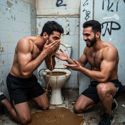 Nothing hotter than a filthy pervert washing his face in toilet water, licking the rim clean. 😈💦 #gayscat #dirtyfantasy...