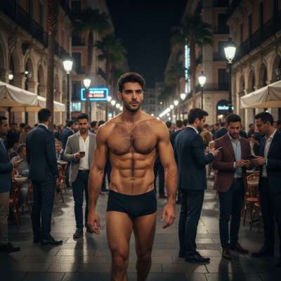 Nothing hotter than a depraved man strolling in his tight briefs, teasing the world with what’s underneath. 😏🔥 #dirtyfantasy...