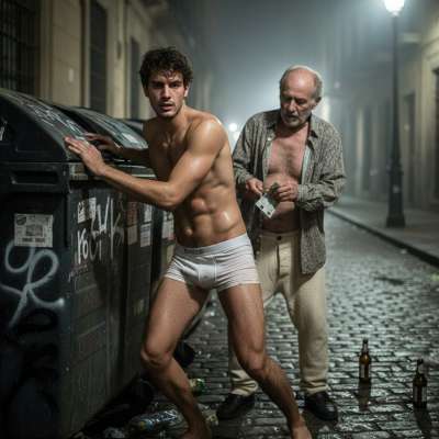Dirty old man pays for a rough ride—nothing like a street hustler’s ass to make you feel alive. 😈💸 #degradation...