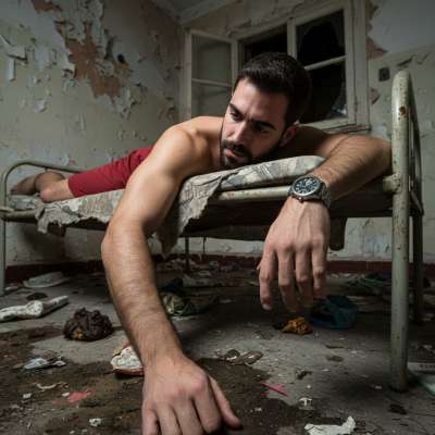 Nothing hotter than a gorgeous guy passed out in filth, his body a masterpiece amid the mess. The way his lips part, the way...