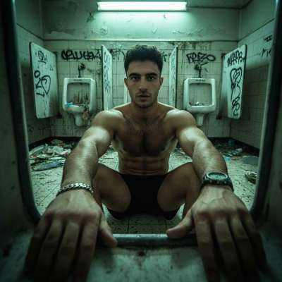 Nothing hotter than a dirty boy in a public restroom, pants down, ass out, ready to get fucked raw. The thrill of being...