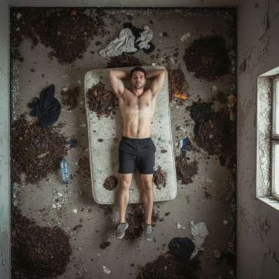 Nothing hotter than a guy lost in his own filth, covered in scat and sweat. The messier, the better. #gayscat #dirtyfantasy...