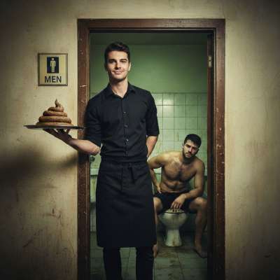 Just served a fresh shit platter to my hungry guests 😈🍽️ This boy’s ass was so tired after filling my bowl—now it’s their...
