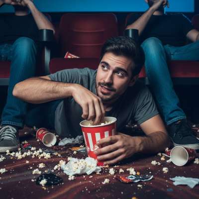Nothing beats the thrill of sneaking into a dirty cinema, popping popcorn, and letting the mess build up. The crunch, the...