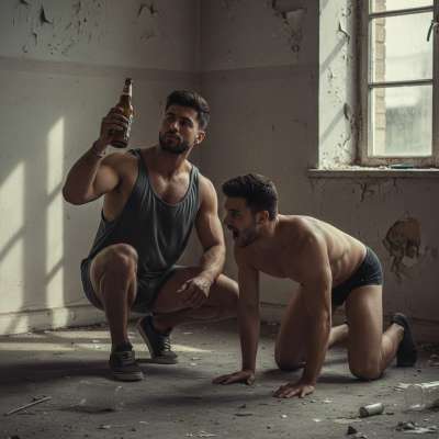 That bottle looks like it’s made for a tight asshole 😏🍑 Who’s ready to take it deep? #gaysex #humiliation #dirtyschool...