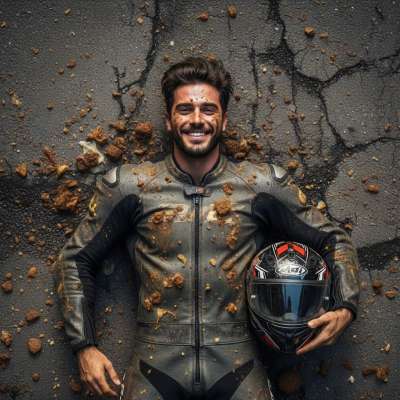 Ride hard, live dirtier 🏍️💦 This filthy biker sprawled in his own mess is the kind of depraved fantasy we crave. #gayscat...