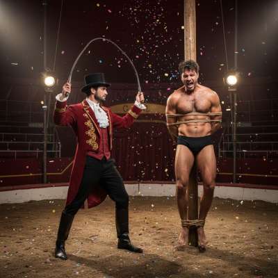 Ride the wild side with the lion tamer’s twisted games—frisky, filthy, and fully in control. 🦁💦 Who’s ready to be tamed?...