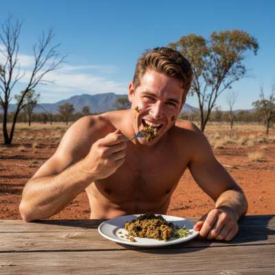 Nothing hotter than an Aussie boy licking his plate clean—no fork needed! 🍽️💦 #gayscat #perverts #inpublic #dirtykitchen