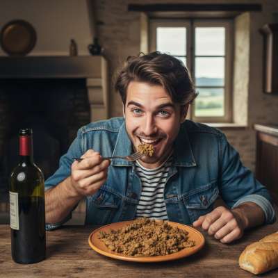 Nothing hotter than a French boy licking his plate clean—no fork needed when you’ve got a filthy appetite. 😈🍽️ #gayscat...