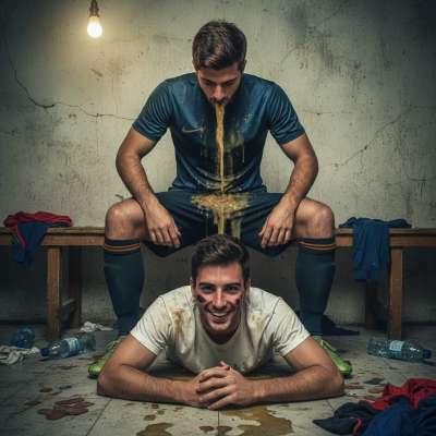 Nothing hotter than a sweaty jock puking all over his teammate mid-game. 🤢🔥 The mess, the sounds, the raw intensity—pure...