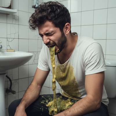 Nothing hotter than a guy losing it and puking all over himself 🤤💦 The mess, the chaos, the raw intensity—pure filth to...