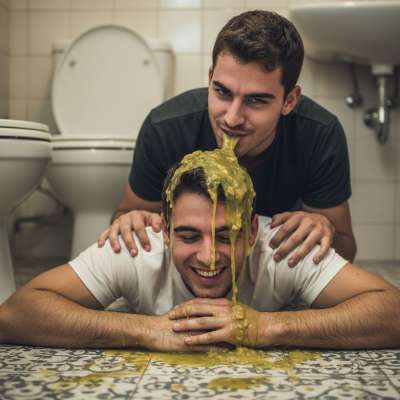Nothing hotter than a boy puking all over your face—messy, raw, and so fucking intimate. Who’s ready to get covered in that...
