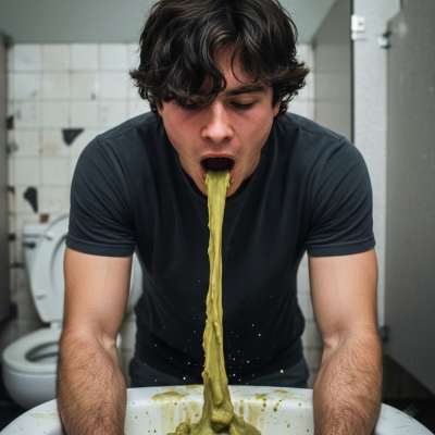 Nothing hotter than a cute guy losing his lunch—messy, raw, and totally irresistible. Who else loves a good gaypuke moment?...