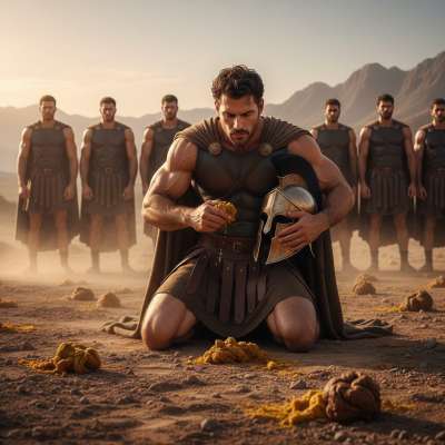 Nothing hotter than a warrior feasting on filth before battle. 💦🔥 The scent of shit in the air, the taste of power on his...