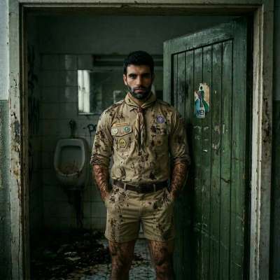Boy scout caught with his pants down—literally 💩🔥 dirty little secret or filthy fantasy? #gayscat #perverts #dirtycops...