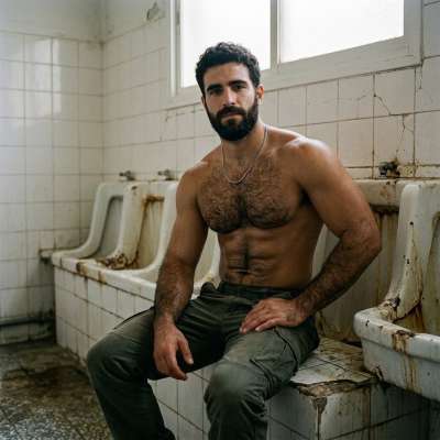 Someone’s waiting for a load in the stalls 🚽💦 #perverts #toilet #hairy
