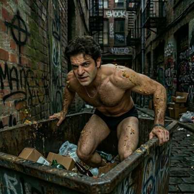 Just dug myself out of the trash like a fucking treasure 💎🗑️ Who’s ready to unwrap this messy, filthy gem? #perverts...