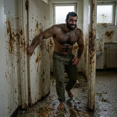 Just left the bathroom covered in shit, and I’m here for it 😈💩 #gayscat #perverts #toilet #hairy