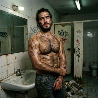 That’s the filthiest, most intoxicating mess I’ve ever seen 🤤💦 #gayscat #perverts #toilet #hairy #street