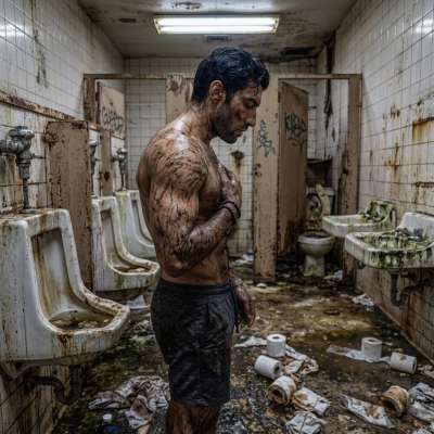 Dirty glory in the locker room 🚿💩🔥 #gayscat #perverts #toilet #lockerroom