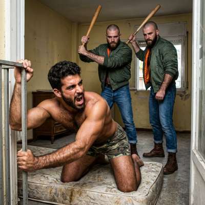 Some guys love rough sex. This guy sought out two violent skinheads to get his ass handed to him 💪🔥 #gayscat #brutal...