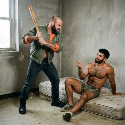 Some guys live for rough sex—this one’s begging two skinheads to beat him up 💪🔥 #skinheads #brutal #rough #hairy