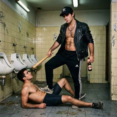 That rough, hairy top just wrecked his hole with that baseball bat 🔥💦 #perverts #humiliation #rough #toilet #hairy