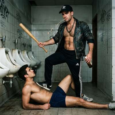 Rough hands, rougher rules. Submit to the beast that owns you. 🔥💪 #perverts #humiliation #dominance #toilet #rough